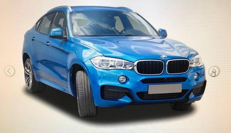 Blau Gebraucht 2018 BMW X6 M Sport SUV | 54.450 € - Bild 1/4