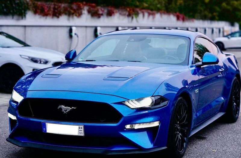 Blau Gebraucht 2020 Ford Mustang GT Coupé | 40.550 € (Guter Preis) - Bild 1/4