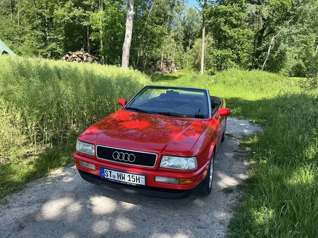 Gebraucht Audi Cabriolet Design 133 PS (97 kW) 1991 Rot Cabrio