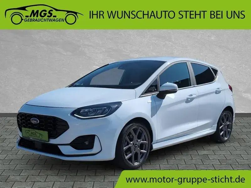 Frozen white Gebraucht 2023 Ford Fiesta ST-Line Kleinwagen | 18.800 € (Fairer Preis) - Bild 1/4