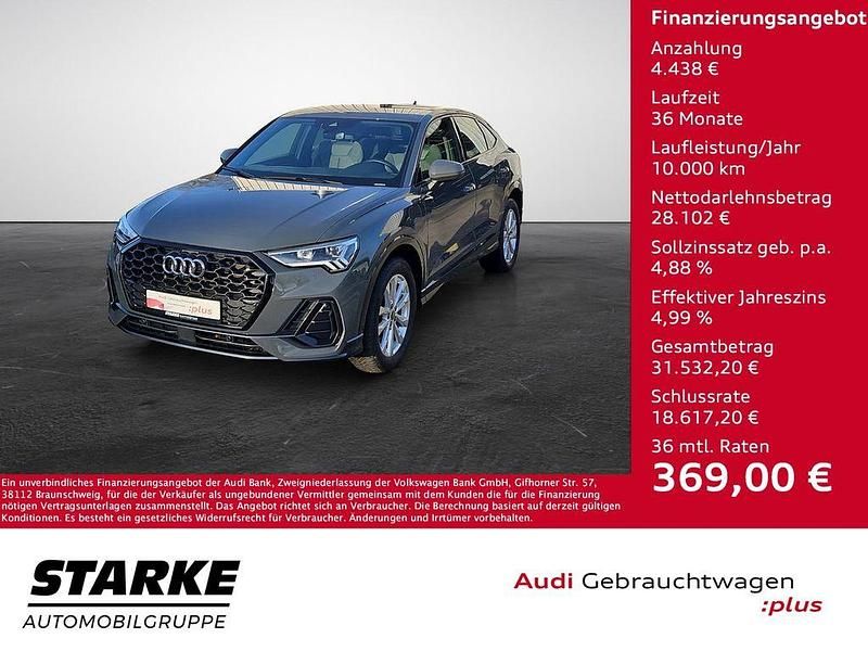 Grau Gebraucht 2022 Audi Q3 Sportback Sport SUV | 32.540 € (Guter Preis) - Bild 1/4