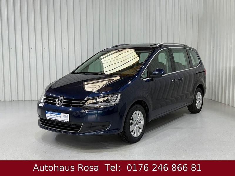 Blau Gebraucht 2012 VW Sharan Comfortline Van / Kleinbus | 10.950 € (Guter Preis) - Bild 1/4