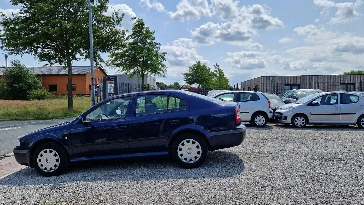 Usata Skoda Octavia Ambiente 102 CV (75 kW) 2002 Blu Berlina