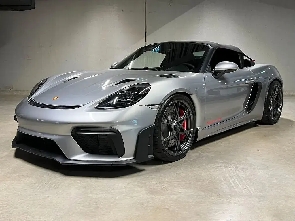 Ny Porsche Boxster 500 HK (367 kW) 2025 Silver Cab
