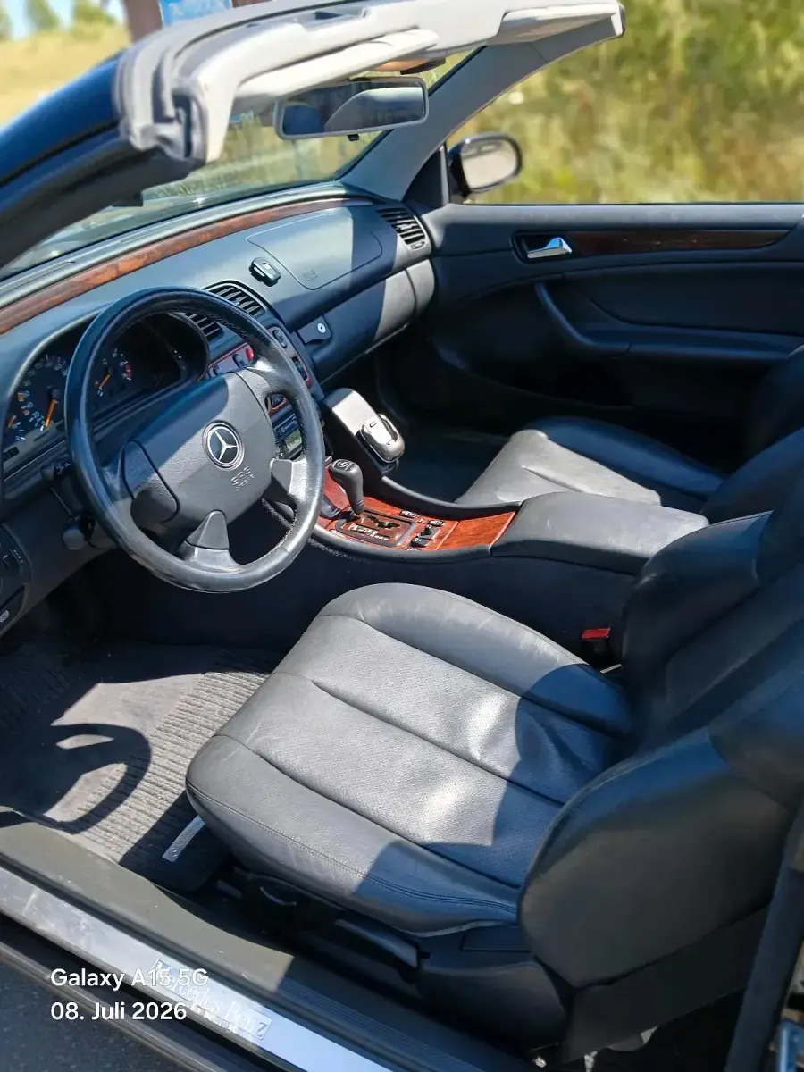 Gebraucht Mercedes CLK200 AMG 163 PS (119 kW) 1998 Schwarz Cabrio