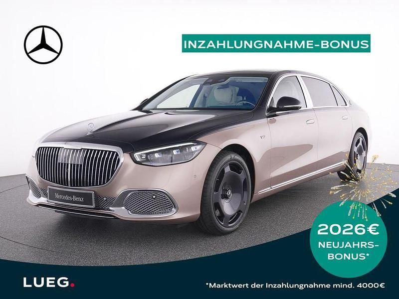 Gold/bronze metallic Neu 2025 Mercedes S680 Maybach Limousine | 419.885 € - Bild 1/4