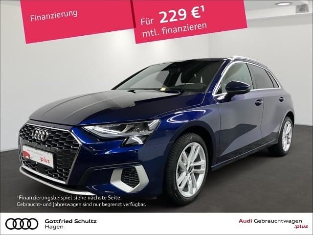 Blau Gebraucht 2022 Audi A3 Advanced Limousine | 23.290 € (Guter Preis) - Bild 1/3