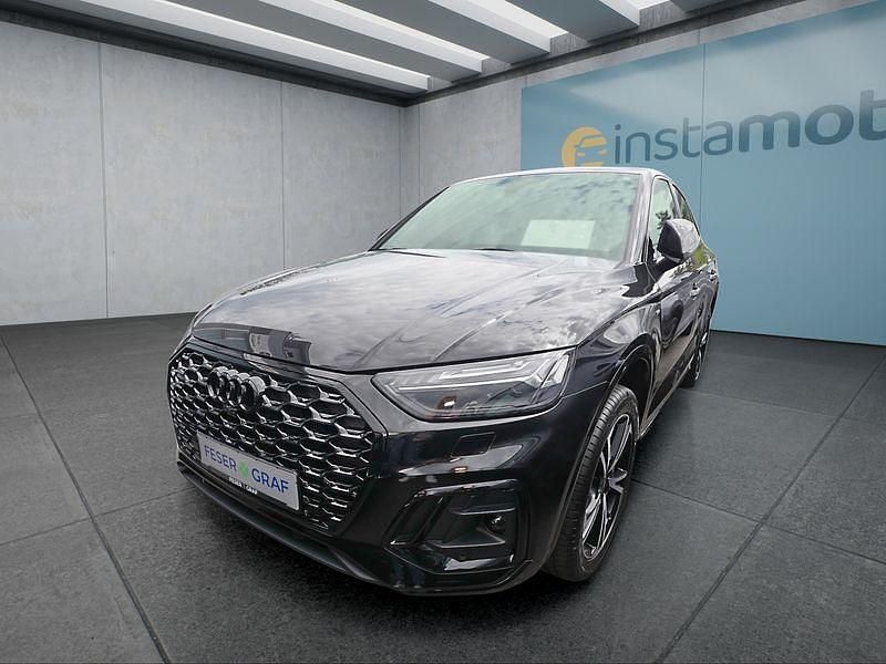 Schwarz Gebraucht 2024 Audi Q5 S-Line SUV | 54.199 € (Teuer) - Bild 1/4
