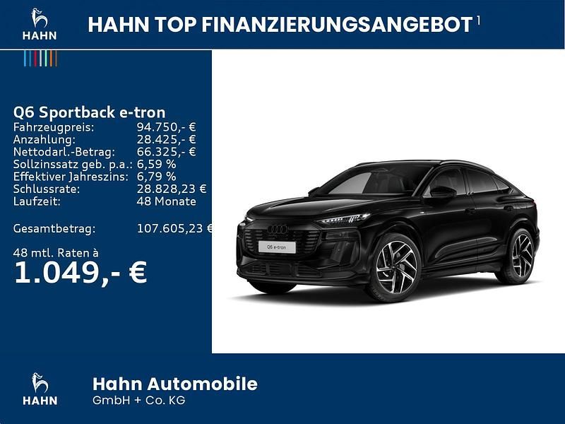 Gebraucht Audi Q6 Sportback e-tron Performance 225 kW (306 PS) 2026 Schwarz SUV