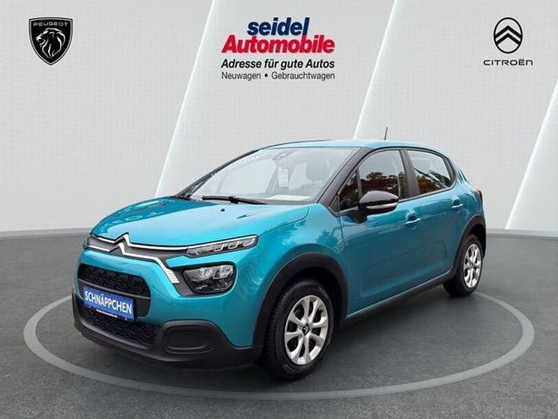 Blau Gebraucht 2021 Citroën C3 Feel Kleinwagen | 10.995 € (Fairer Preis) - Bild 1/4