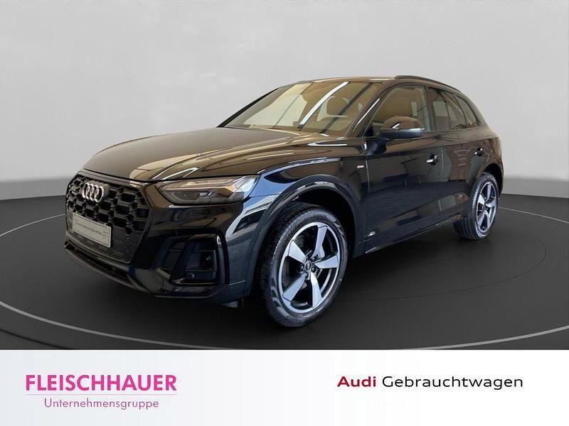 Mythosschwarz metallic Gebraucht 2025 Audi Q5 S-Line SUV | 64.880 € - Bild 1/4