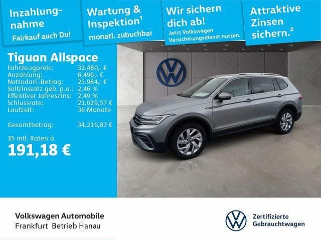 Silber Gebraucht 2024 VW Tiguan Allspace Life SUV | 32.480 € (Guter Preis) - Bild 1/4