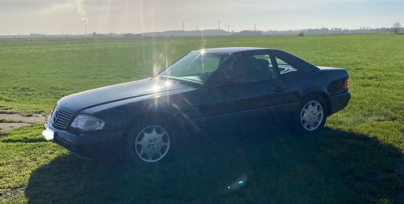 Gebraucht Mercedes SL280 193 PS (141 kW) 1996 Blau Cabrio