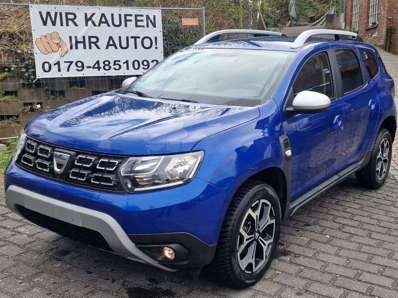Stahlblau Gebraucht 2021 Dacia Duster Prestige SUV | 16.999 € (Guter Preis) - Bild 1/4