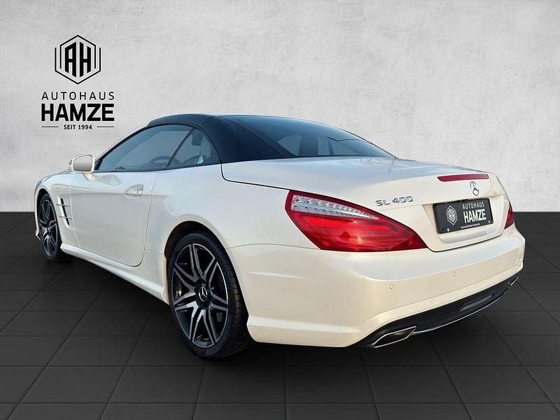 Gebraucht Mercedes SL400 AMG 333 PS (244 kW) 2015 Weiß Cabrio
