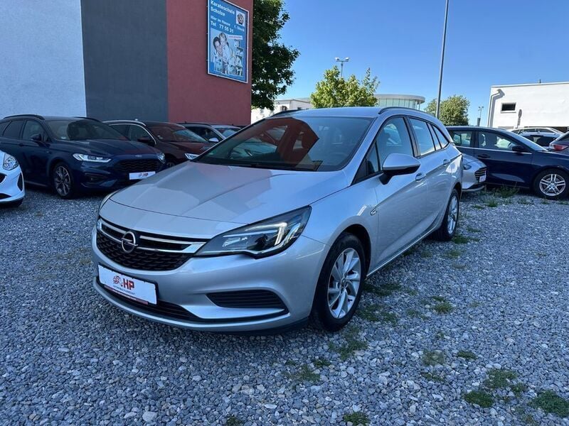 Silber Gebraucht 2018 Opel Astra Edition Kombi | 8.999 € (Fairer Preis) - Bild 1/4