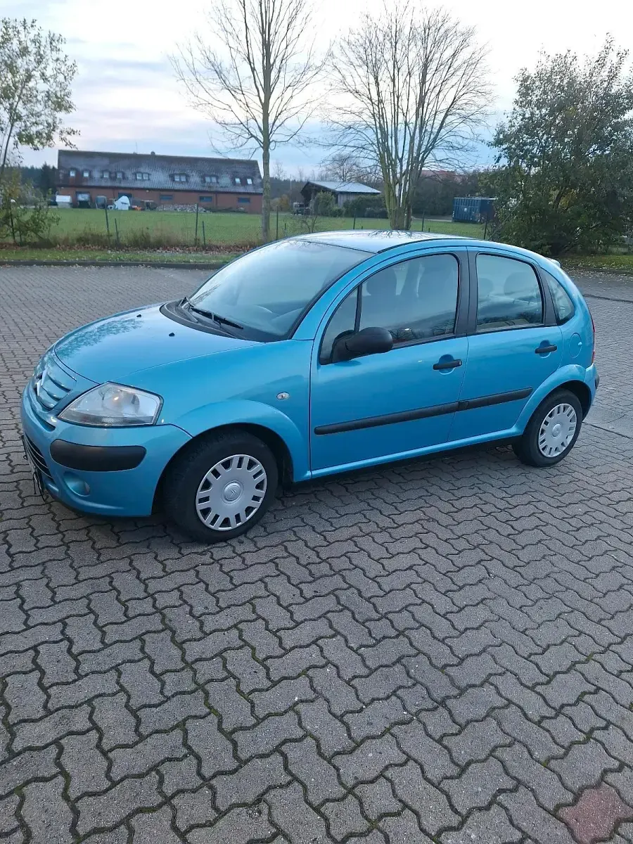 Usado Citroën C3 Comfort 75 CV (55 kW) 2007 Azul Berlina