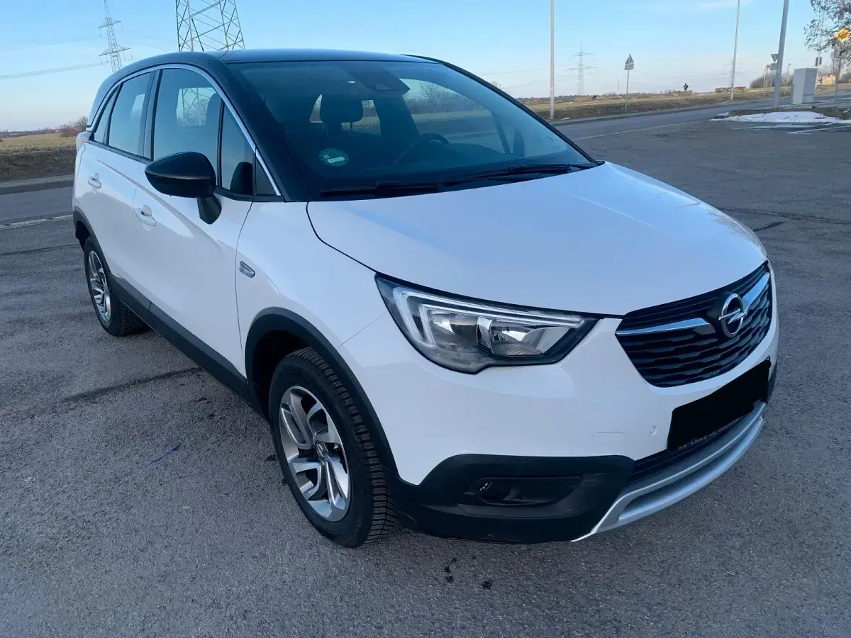 Gebraucht Opel Crossland 110 PS (80 kW) 2018 Weiß SUV