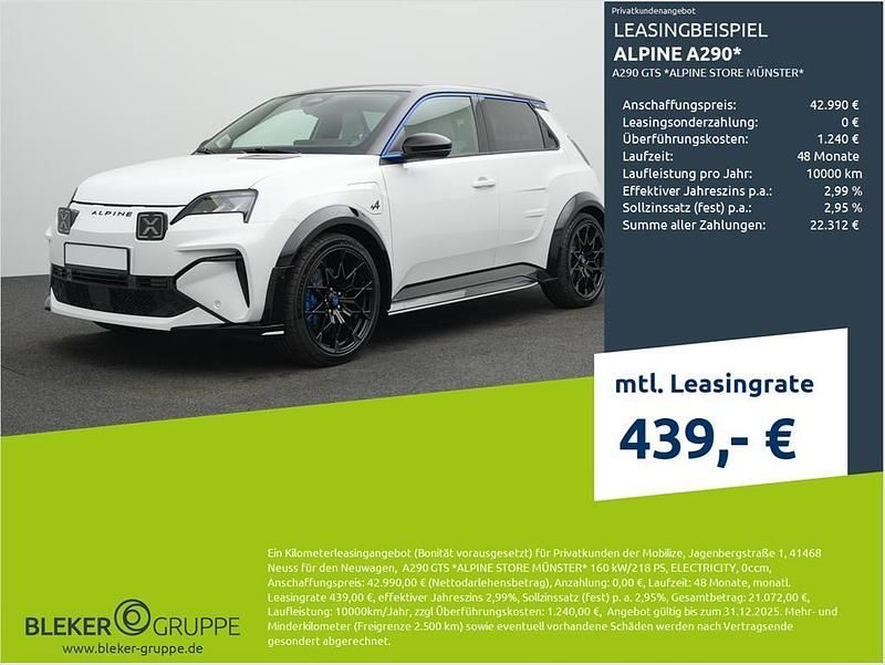 Perlmuttweiß,dach schwarz Neu 2025 Alpine A290 Kleinwagen | 42.990 € (Fairer Preis) - Bild 1/3
