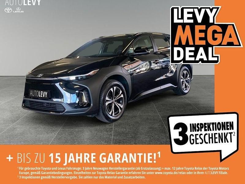 Onyxschwarz Gebraucht 2023 Toyota bZ4X Basis SUV | 27.490 € (Superpreis) - Bild 1/4