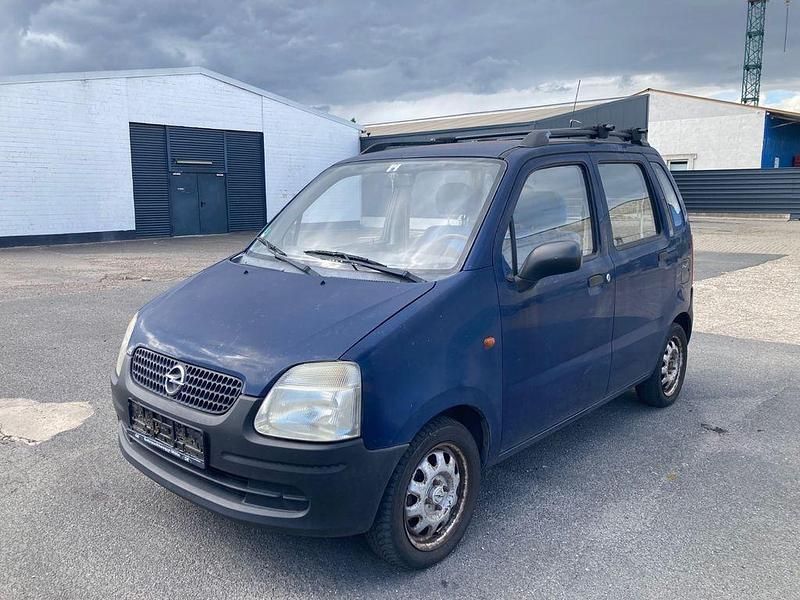Blau Gebraucht 2002 Opel Agila Limousine | 780 € (Fairer Preis) - Bild 1/4