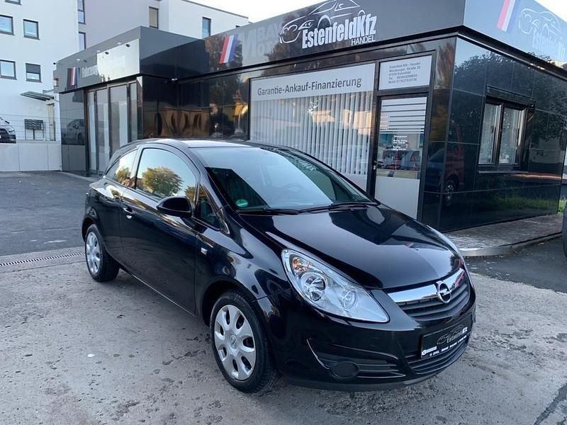 Schwarz Gebraucht 2008 Opel Corsa Edition Limousine | 1.599 € (Superpreis) - Bild 1/4