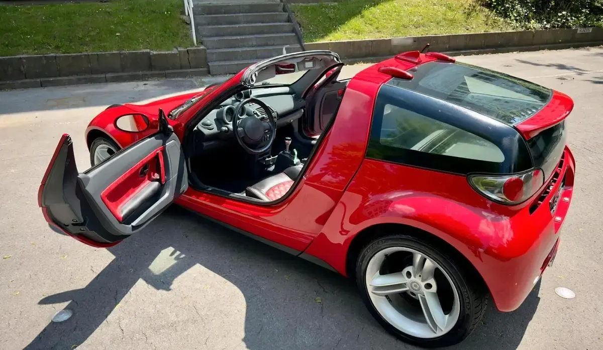 Usata Smart Roadster 101 CV (74 kW) 2005 Rosso Cabrio
