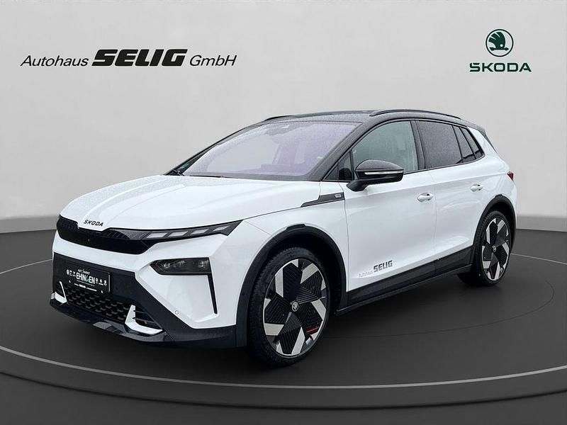 Gebraucht Skoda Elroq First Edition 210 kW (286 PS) 2025 Moonweiss metallic/schwarzma SUV
