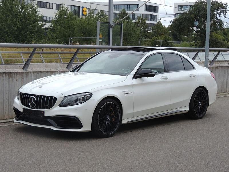Weiß Gebraucht 2020 Mercedes C63S AMG AMG Limousine | 53.980 € (Etwas zu teuer) - Bild 1/4