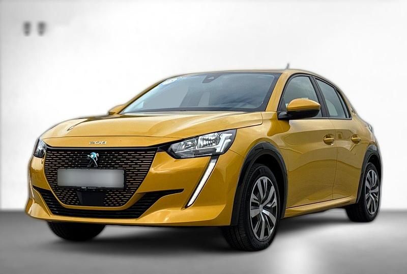 Gelb metallic Gebraucht 2021 Peugeot e-208 Active Kleinwagen | 16.380 € (Fairer Preis) - Bild 1/4