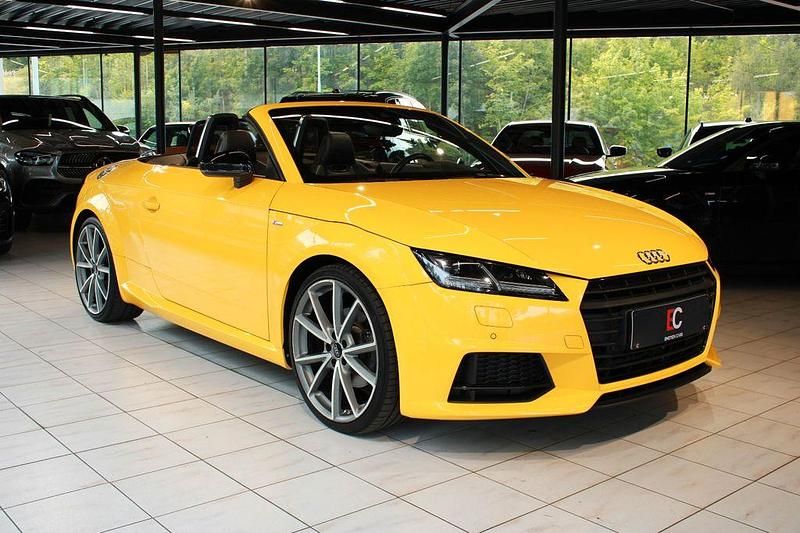 Gelb Gebraucht 2018 Audi TT Roadster S-Line Cabrio | 20.500 € (Fairer Preis) - Bild 1/4