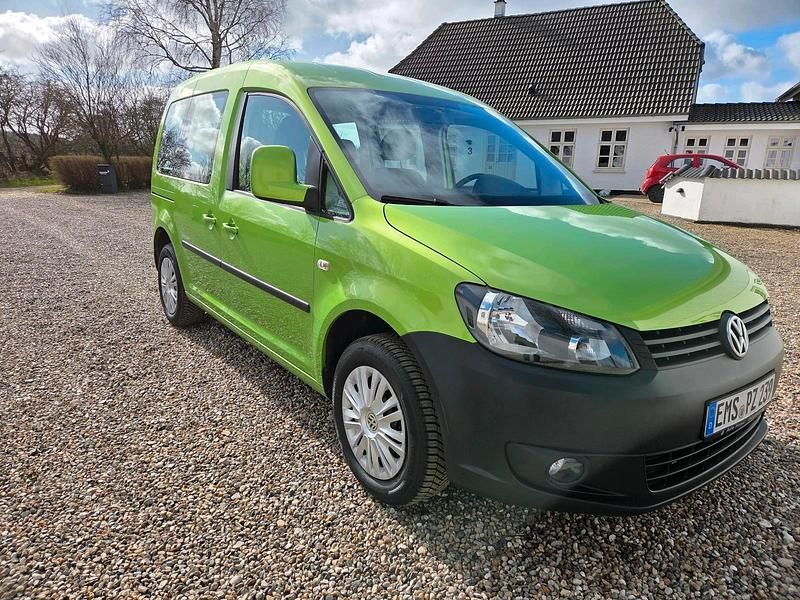 Gebraucht VW Caddy Trendline 85 PS (62 kW) 2014 Grün Van / Kleinbus
