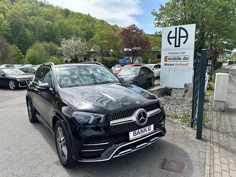 Schwarz Gebraucht 2022 Mercedes GLE350 AMG line SUV | 49.995 € (Superpreis) - Bild 1/3