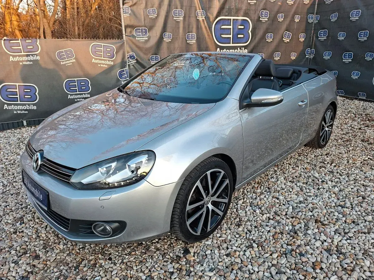 Gebraucht VW Golf Cabriolet Basis 160 PS (117 kW) 2011 Silber Cabrio