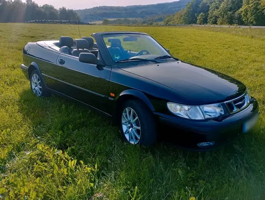 Gebraucht Saab 9-3 130 PS (95 kW) 1998 Schwarz Cabrio