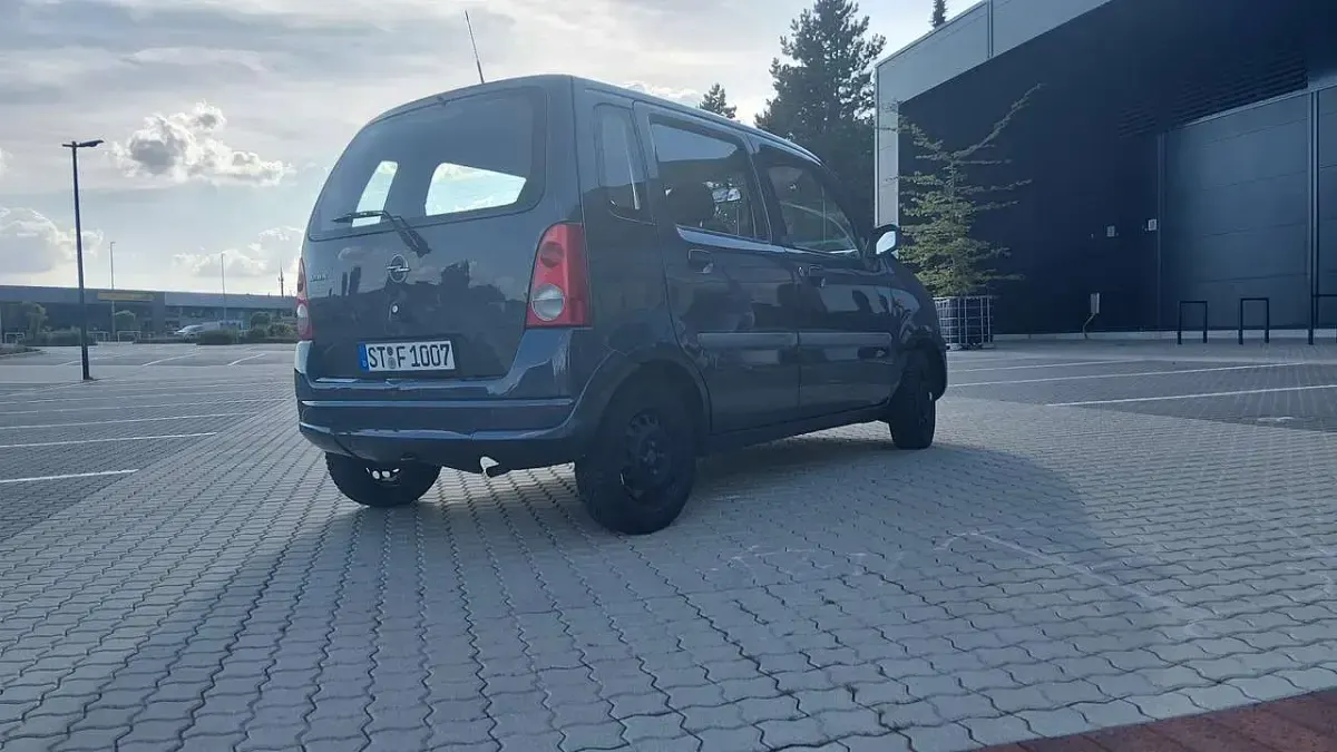 Gebraucht Opel Agila Edition 60 PS (44 kW) 2006 Blau Kleinwagen