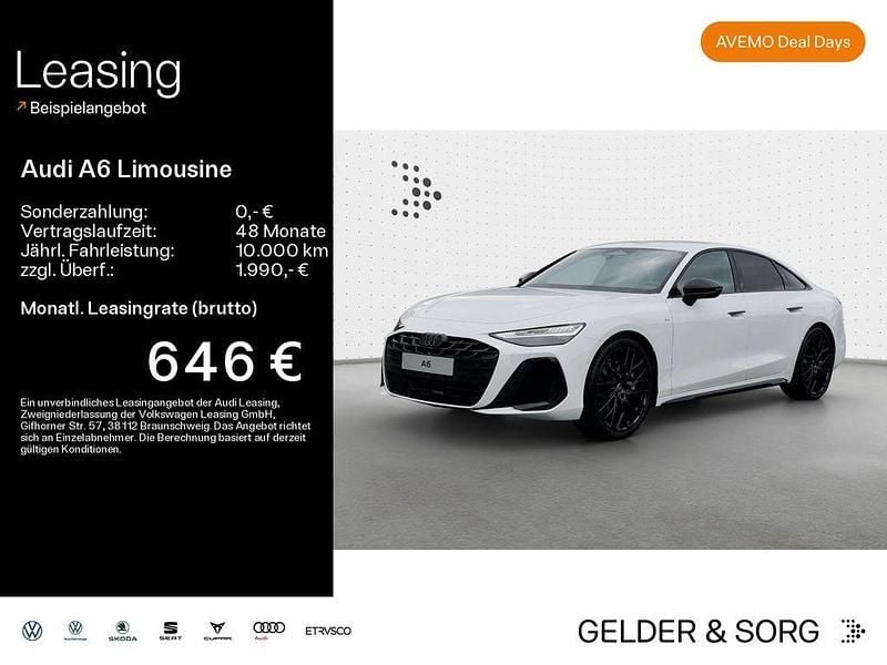 Weiß Neu 2026 Audi A6 S-Line Limousine | 62.990 € (Superpreis) - Bild 1/4