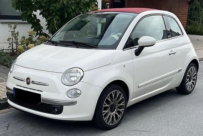 Weiß Gebraucht 2009 Fiat 500C Cabrio | 5.490 € (Fairer Preis) - Bild 1/4