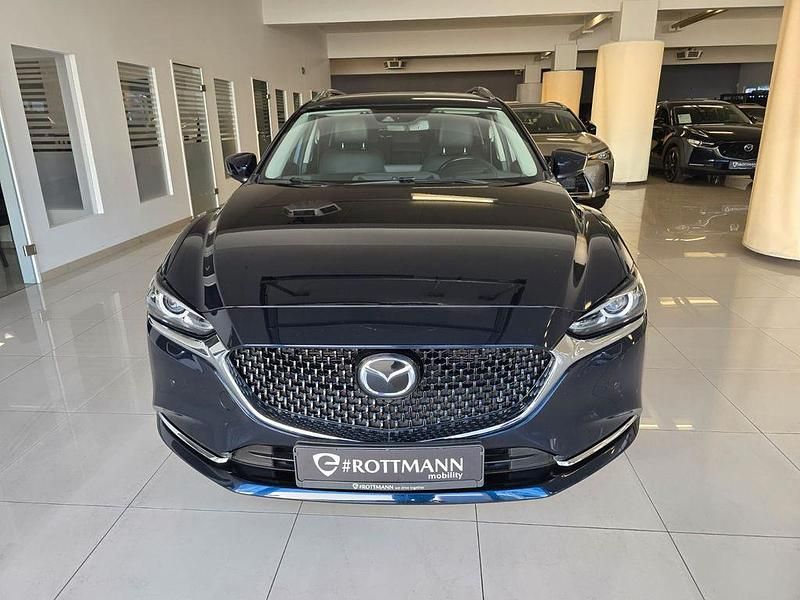 Blau Gebraucht 2024 Mazda 6 Exclusive-Line Kombi | 25.800 € (Superpreis) - Bild 1/4