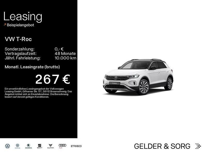 Pure white Gebraucht 2025 VW T-Roc Life SUV | 28.990 € (Superpreis) - Bild 1/4