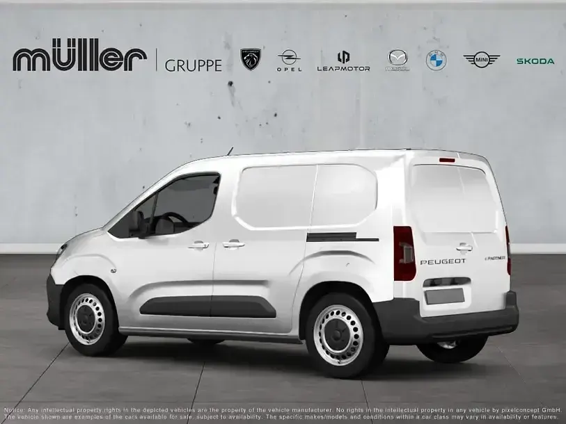 Neu Peugeot Partner 110 PS (80 kW) 2026 Weiss Van / Kleinbus