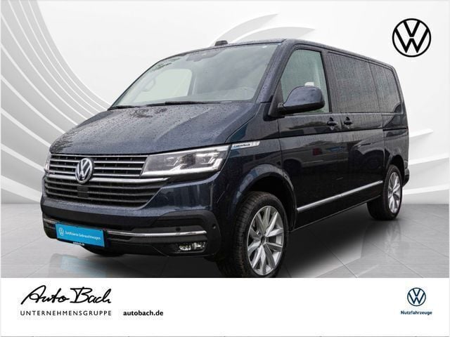 Blau (starlight blue metallic) Gebraucht 2024 VW T6.1 Highline Van | 59.980 € (Superpreis) - Bild 1/4