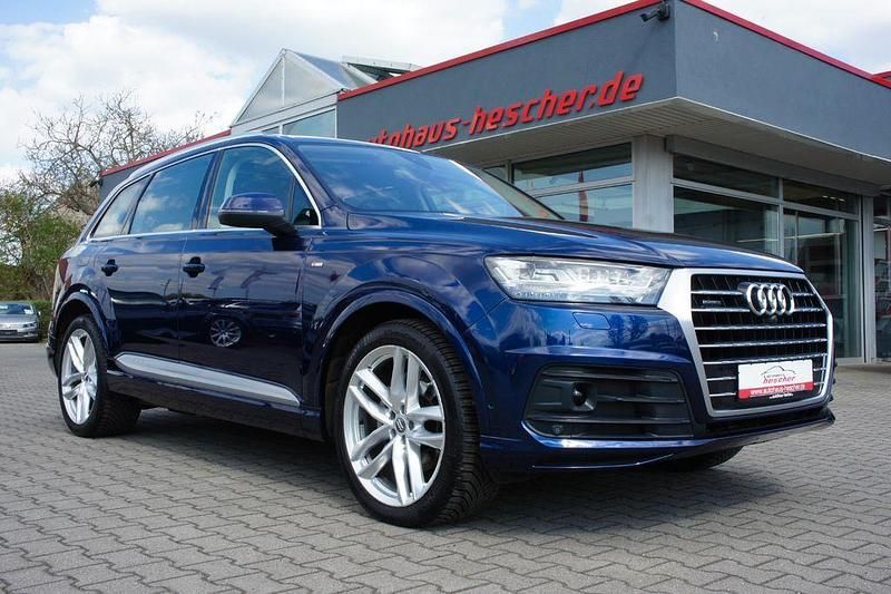 Używany Audi Q7 S-Line 286 KM (210 kW) 2019 Niebieski SUV