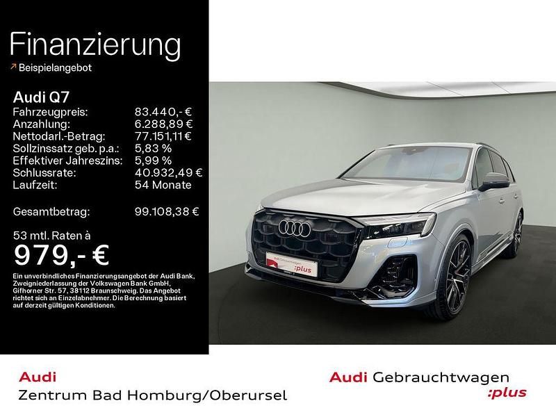 Satellitsilber metallic Gebraucht 2024 Audi Q7 S-Line SUV | 83.440 € (Etwas zu teuer) - Bild 1/4