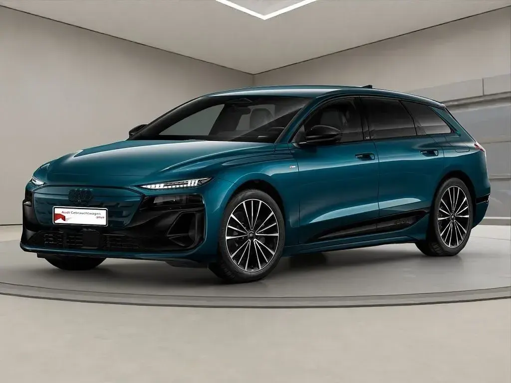 Brugt Audi A6 e-tron S-Line 210 kW (286 HK) 2025 Blå Stationcar