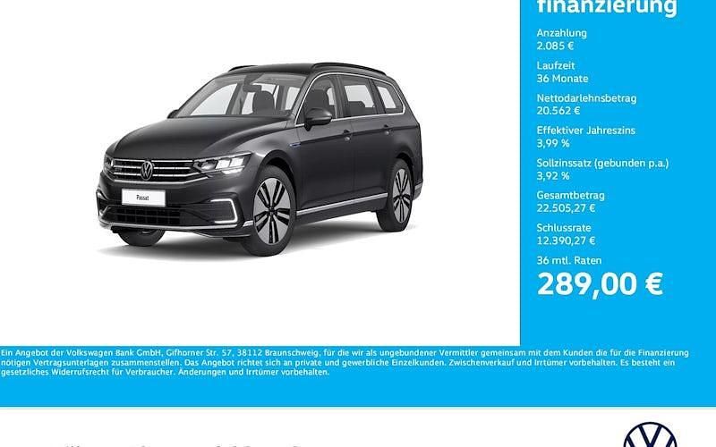 Grau Gebraucht 2021 VW Passat GTE Kombi | 22.647 € (Guter Preis) - Bild 1/4