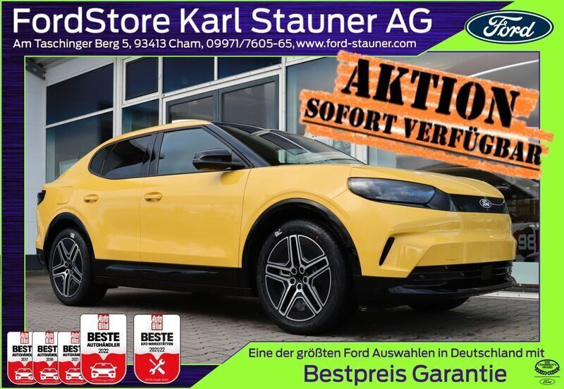 Vivid yellow Neu 2024 Ford Capri Premium SUV | 57.980 € (Etwas zu teuer) - Bild 1/4