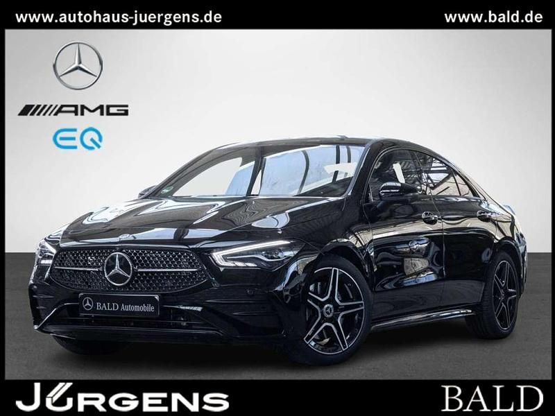 Schwarz unilack nachtschwarz Gebraucht 2025 Mercedes CLA200 Advanced Plus Coupé | 41.880 € (Teuer) - Bild 1/4