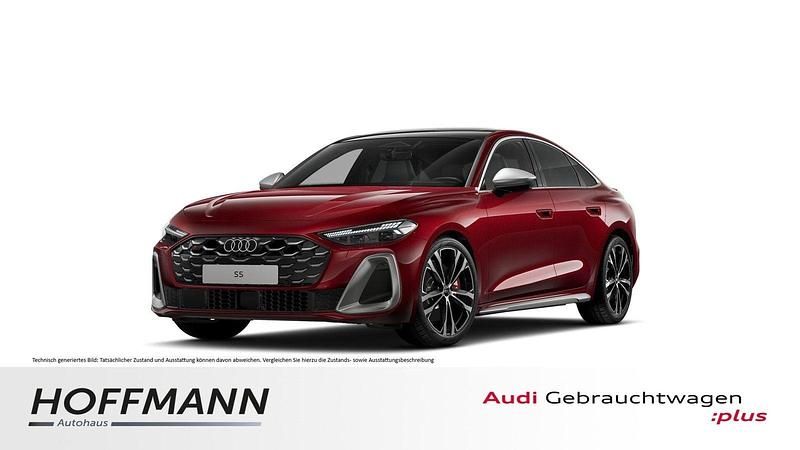 Rot Gebraucht 2024 Audi S5 Ambiente Limousine | 73.990 € (Fairer Preis) - Bild 1/4