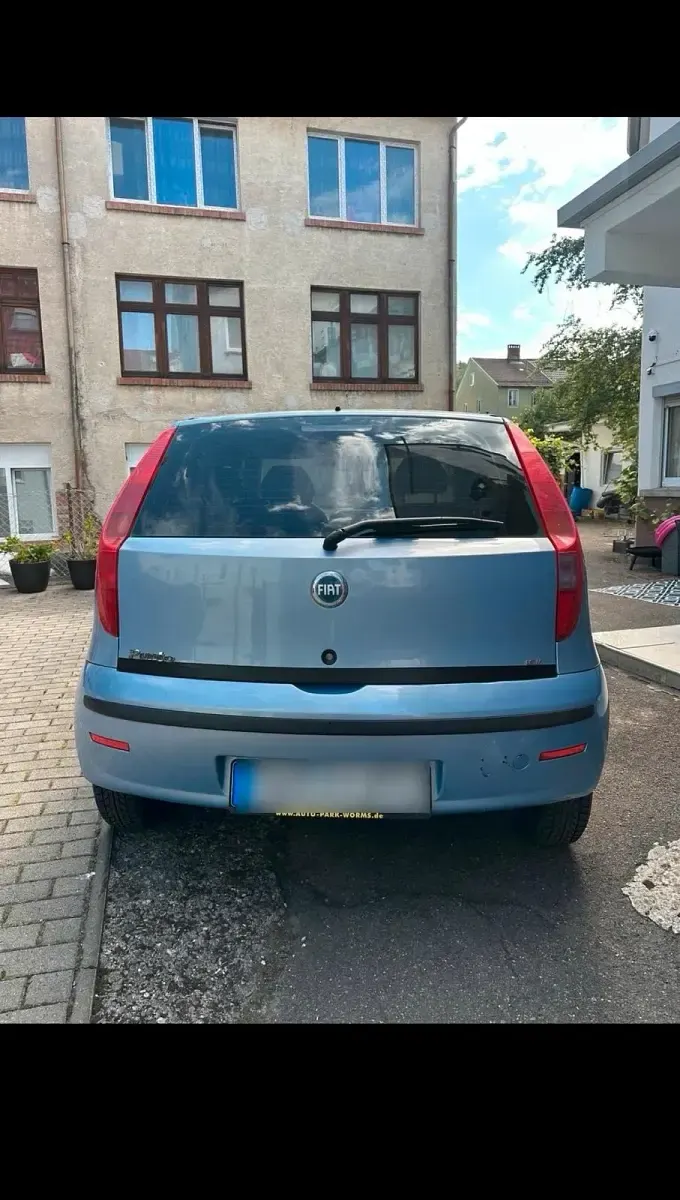 Gebraucht Fiat Punto 2004 Blau Kleinwagen